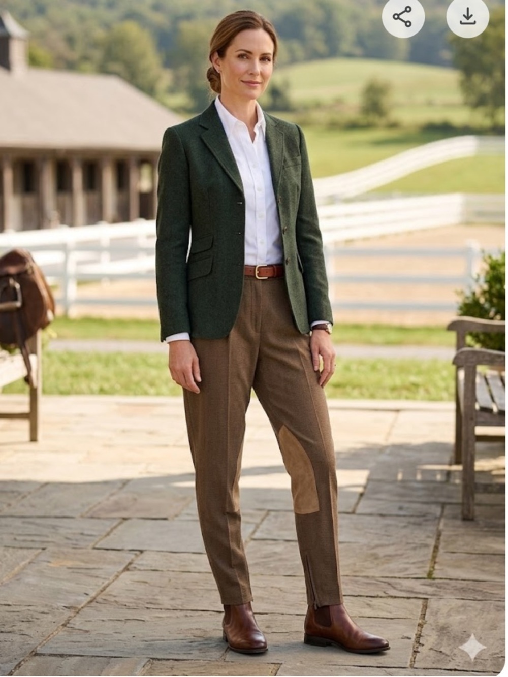 Lauren Ralph Lauren  Brown Riding Pants